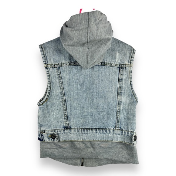 Girl’s Highway Jeans Jean Vest Jacket Size S - Picture 2 of 9